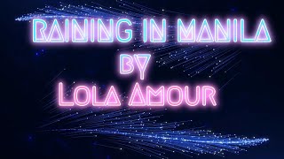 Raining in Manila by Lola Amour -- KARAOKE