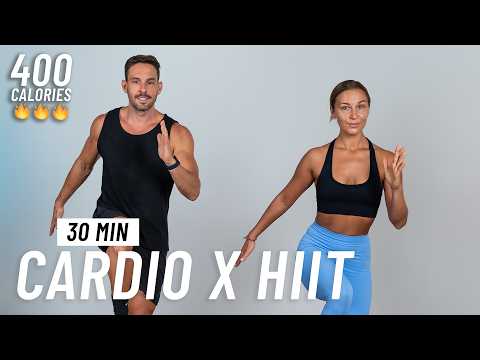 30 MIN CARDIO HIIT Workout - Full Body, No Equipment, No Repeats