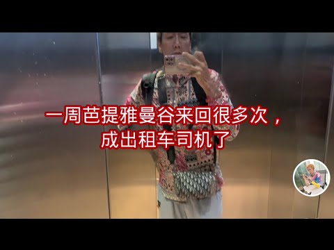 一周芭提雅曼谷来回很多次，成出租车司机了