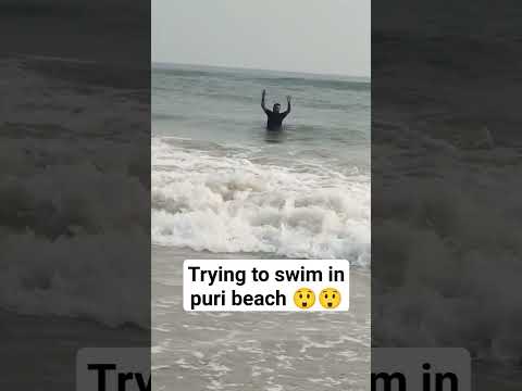 Swimming in Puri beach orrisa. #beachlife #beach #trending #shorts