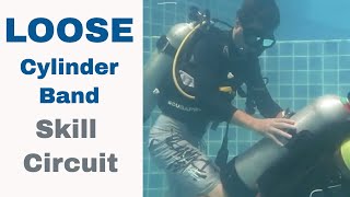 PADI loose cylinder band skill - Divemaster & PADI IDC Skills Circuit