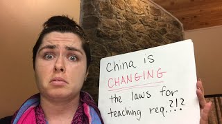 China’s Regulations for teachers CHANGING