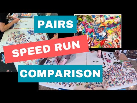 How Do We Compare?? A Speed Puzzling Comparison Timelapse #puzzle #jigsawpuzzle