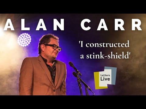 Alan Carr reads a letter written by a very disgruntled airline passenger