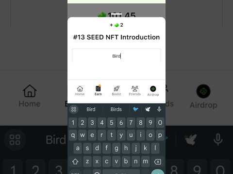 #13 Seed NFT Introduction | Seed Coin | #nft #code #dailycode #secretcode #seed #seedcoin #claim