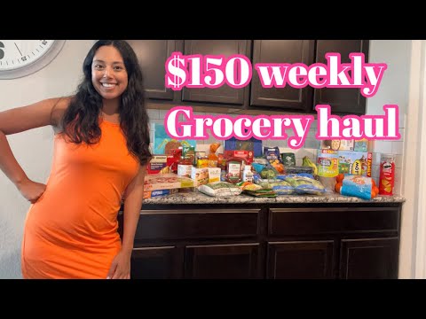 $150 Weekly Grocery Haul / Weekly HEB Grocery Shopping / Small Family Grocery Haul