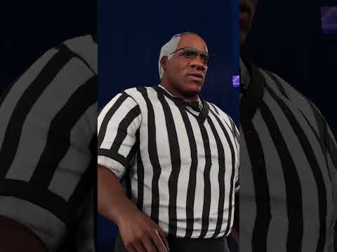 Clarence Thomas enters the ring in referee attire! #WWE2K24