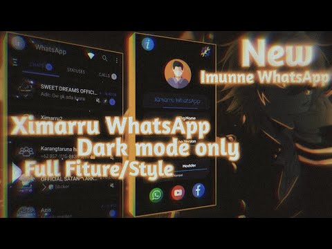 UPLODE? NEW XIMARRU IMUNNE WHATSAPP | SIMPLE WA | FULL FITURE / STYLE