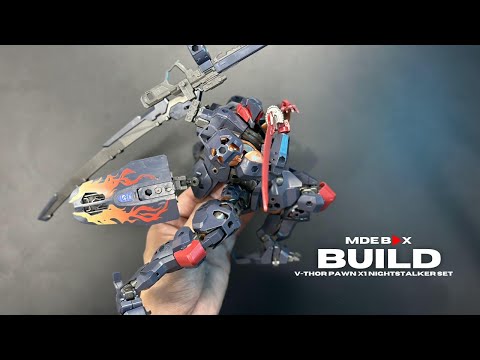 KOTOBUKIYA VTHOR HEXAGEAR  NIGHT STALKER SET | ASMR | SPEEDBUILD | #asmr #toys #beatbuilding #plamo