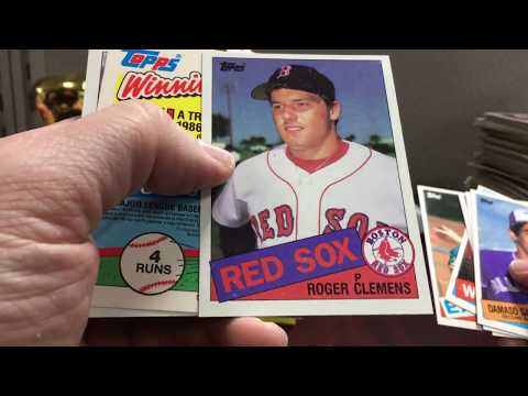 1985 Topps MLB Baseball Retro Box Break