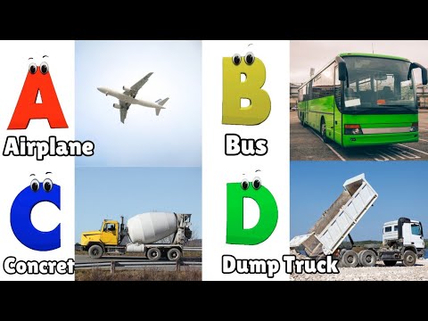 Vehicles ABC Song for Children's | Phonics for Kids | Learn English Alphabet Letters