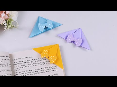 Easy Origami Bookmark Tutorial | How to Make Paper Bookmarks