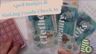 April Budget & Sinking Funds Review | Cash Budget | Cash Stuffing