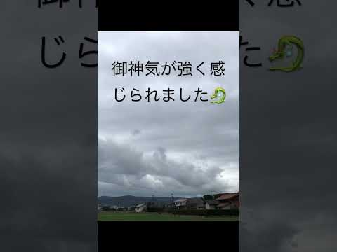 この空は龍神様の波動が強く伝わってきました。 #short #shorts #龍神雲 #龍神様 #龍雲