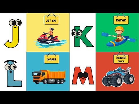 ABC Vehicles Song 🚗✈️ | Learn Alphabet with Fun Transportation | UZR Learning| #abcd #kids #learning