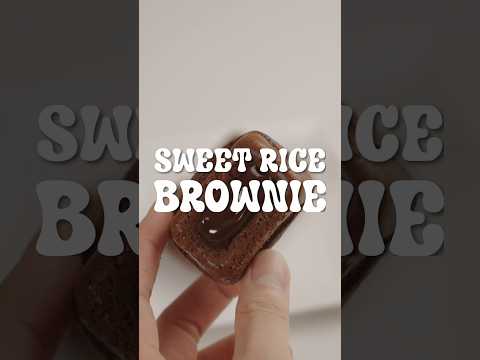 겉바속쫀 찹쌀 브라우니 | Sweet rice brownie