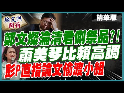 【#論文門開箱】蔡英文論文偷渡小組 如今日子都很好過?!一一點名近況 “她”最囂張 20241225‪@中天電視CtiTv  ‪@論文門開箱ThesisGate