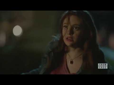 Legacies 2x02 - Hope and Alaric fight the monster together + Hope and Landon Scene