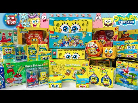 62 Minutes Satisfying with Unboxing SpongeBob SquarePants Mystery Toy Collection ASMR