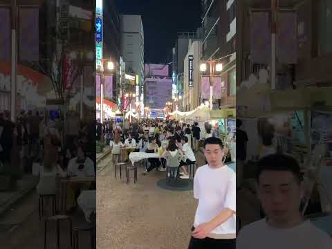 【4K】新宿駅 東口お祭り-Night market, Shinjuku Station East Side-