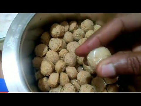 Soya Chunks Spinach Curry In Telugu/Palak Meal maker Recipe 😋