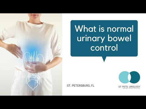 What is normal urinary bowel control?