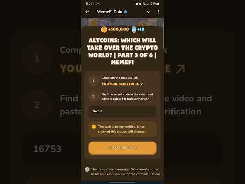 Altcoins: Which Will Take Over the Crypto World? | Memefi New video code #memefi