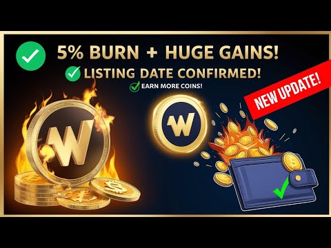 W Coin New Update Today | W Coin Listing Date | W Coin Balance Burning | 2024