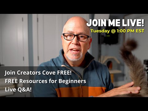 FREE Resources for Beginner Youtubers, Live Q&A and more! (Live Stream #51)