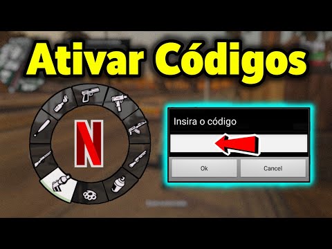 Como Usar Códigos de Trapaça | Ativar Cheats em GTA SA Mobile Netflix