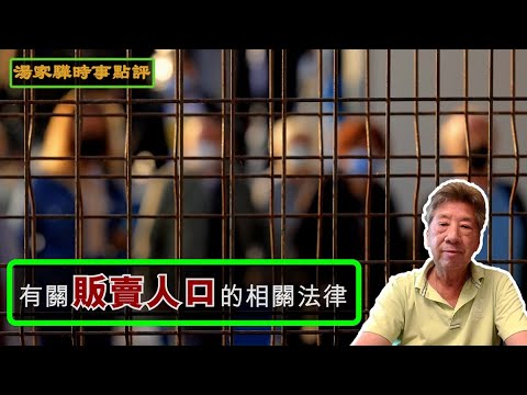 【#湯家驊時事點評】#024 有關販賣人口的相關法律｜賣豬仔事件｜同心協力打擊跨境犯罪行為 2022-09-09