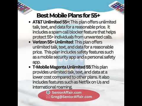 Connecting Seniors: Unveiling the Best Mobile Plans for 55+ for Seamless Communication!