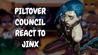 Piltover Council React To Jinx || Arcane || Gacha React