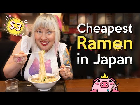 $3 Cheap But Tasty Ramen ★ Fukuoka, Japan ★ King Kogi