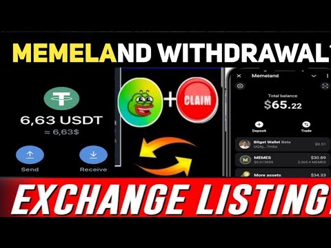 Memeland and pandas airdrop withdrawal update||Memeland claim