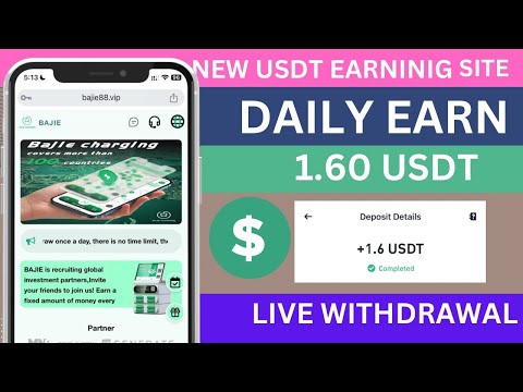 New usdt mining site | daily income website | best trusted earning website site | today withdrawal