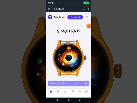 TIME FARM NETWORK 📈🚀NEW CLOCK 🤑 #timefarm #trending #crypto #airdrop