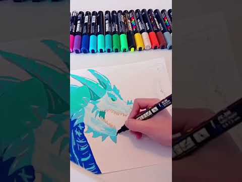 Is drawing a realistic dragon. Stay till the end to see the results.