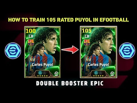 How To Train 105 RATED CARLES PUYOL IN EFOOTBALL 2025 MOBILE