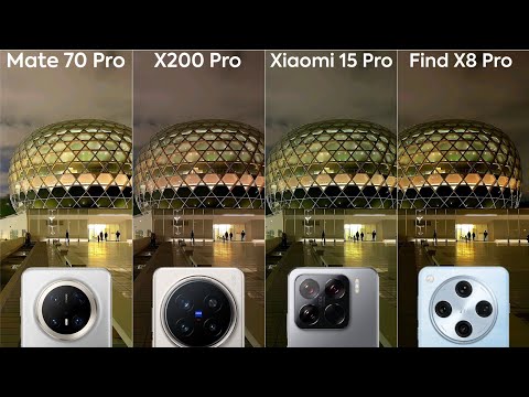 Huawei Mate 70 Pro vs Vivo X200 Pro vs Xiaomi 15 Pro vs Oppo Find X8 Pro Camera Test