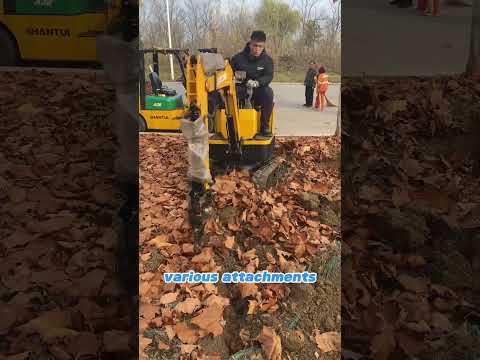 Compact and Efficient! Watch the Mini Excavator in Action!