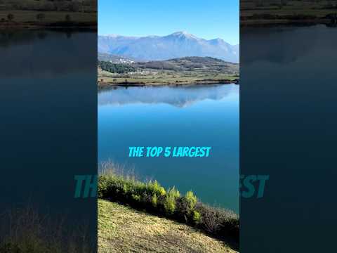 Top 5 Largest Lakes in Europe! #lake #largest #shorts