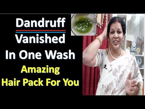 "Dandruff Free Hair Pack" - Dandruff Vanished In One Wash With This Pack