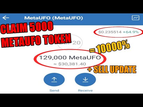 Full Tutorial: How to claim 5000 MetaUFO ($750) on trust wallet | MetaUFO sell update | No gas fee