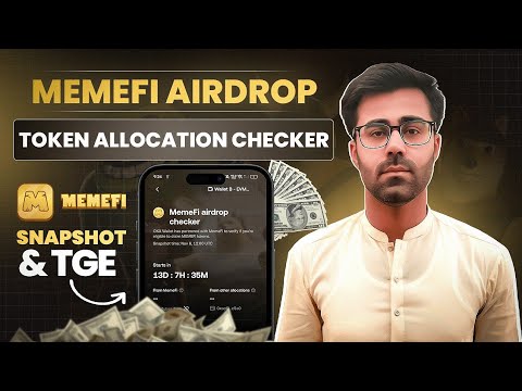 MemeFi Airdrop Token Allocation Checker || MemeFi Airdrop SnapShot & Listing Date