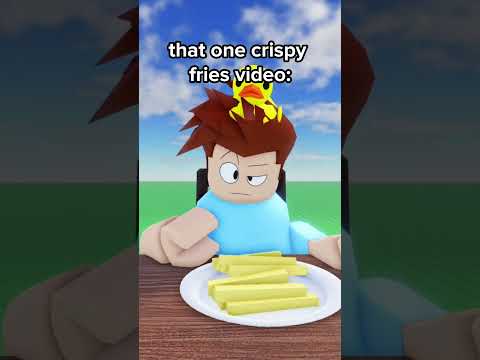 Roblox Crispy Fries 💀 #roblox #robloxanimation #robloxedit