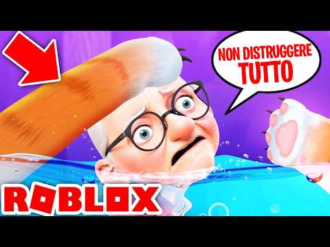 IL GATTO CICCIONE DISTRUGGE TUTTO su ROBLOX ITA!!