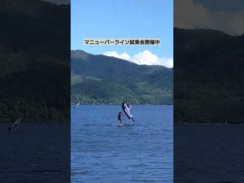 ある日の野尻湖風景[マニューバーライン試乗会開催中]