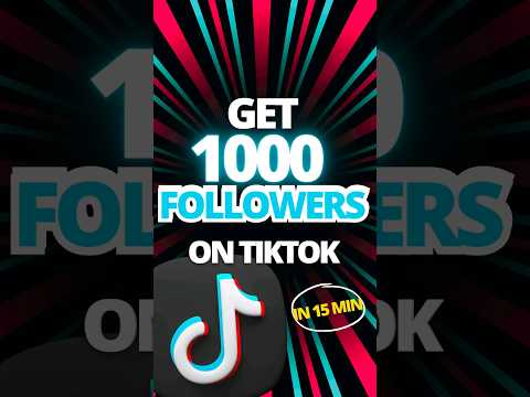 0 to 1000 Followers TikTok (2024)