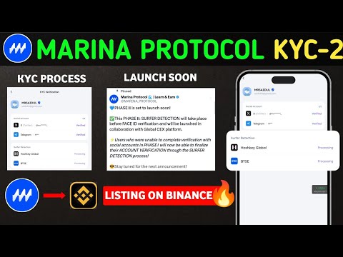 Marina Protocol Binance Listing  | Marina Protocol Kyc Update Today | Marina Protocol Listing Date